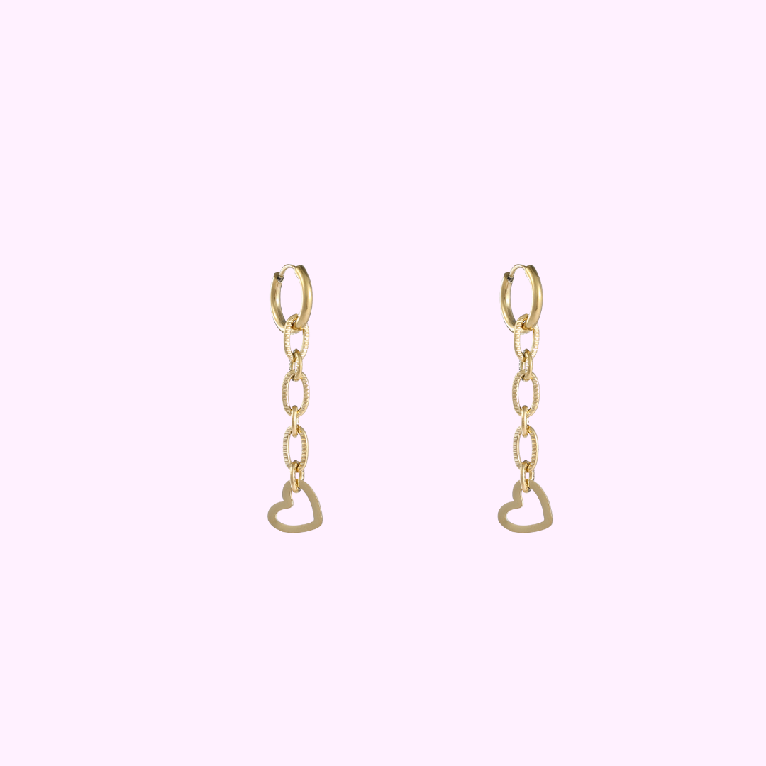 Linked Hearts - Gold