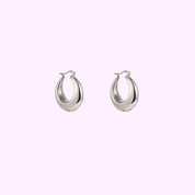 Luna Hoops - Silver
