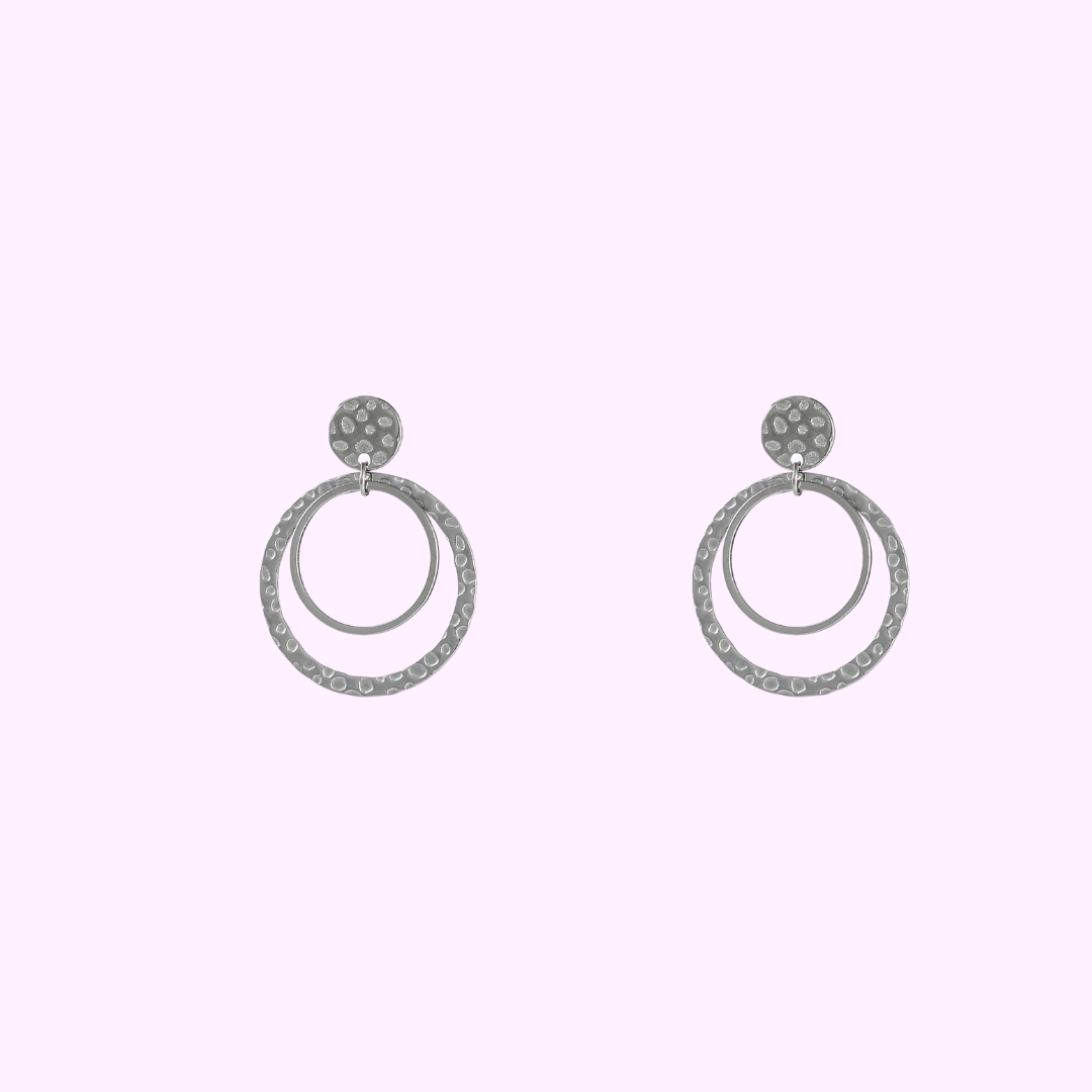 Eclipse Circles - Silver