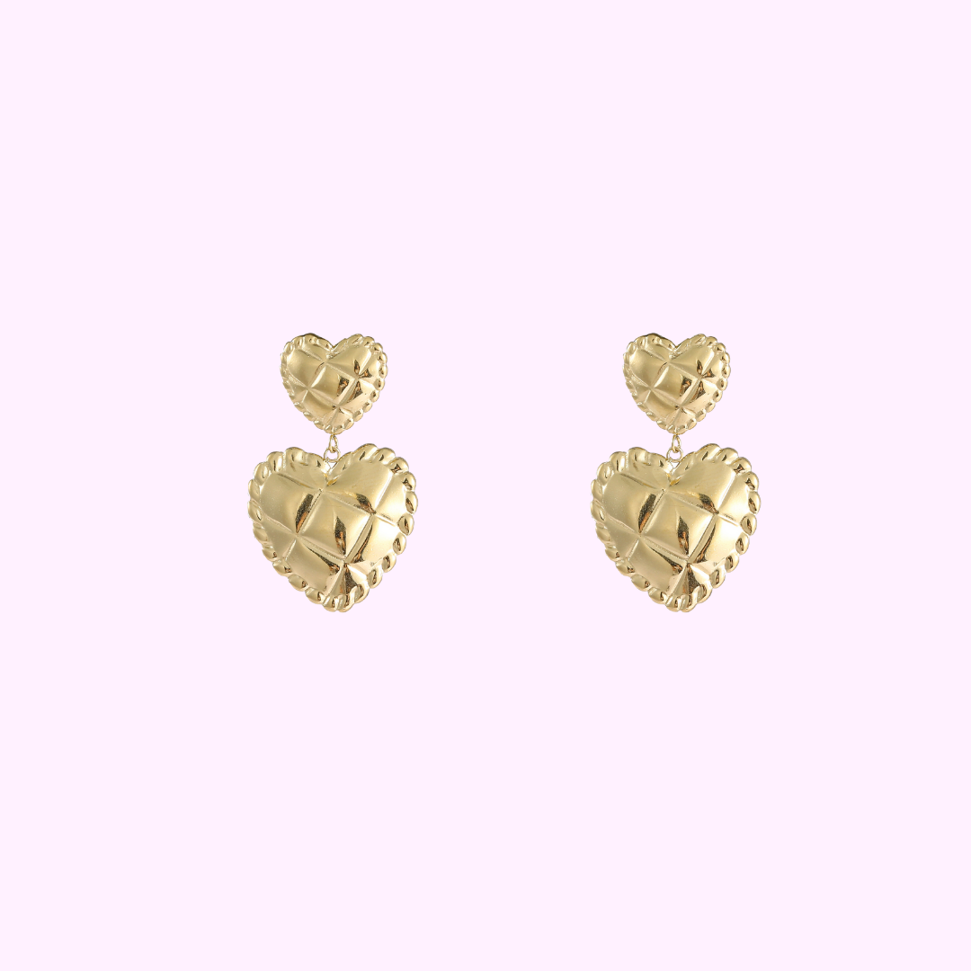 Puffy Hearts - Gold