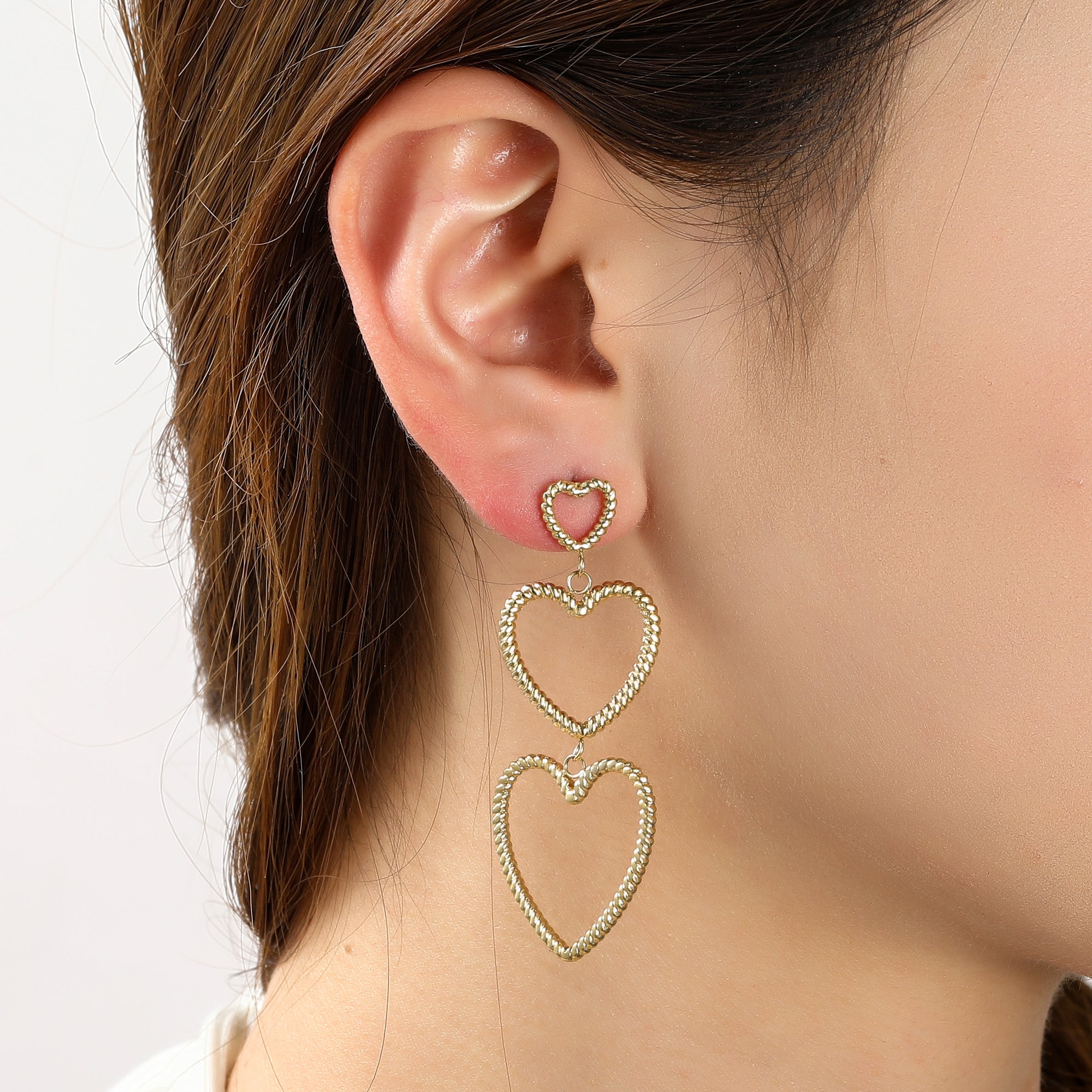 Triple Hearts - Gold