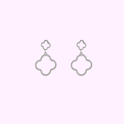 Clover Charms - Silver