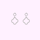 Clover Charms - Silver