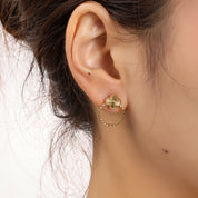 Floral Loop - Gold