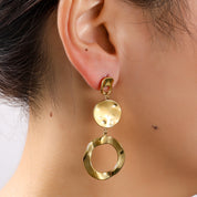 Organic Circle Drops – Gold