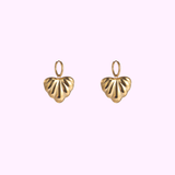 Shell Heart Charm – Gold
