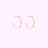 Mini Heart Hoop – Gold