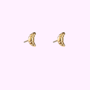 Croissant Stud – Gold