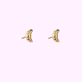 Croissant Stud – Gold
