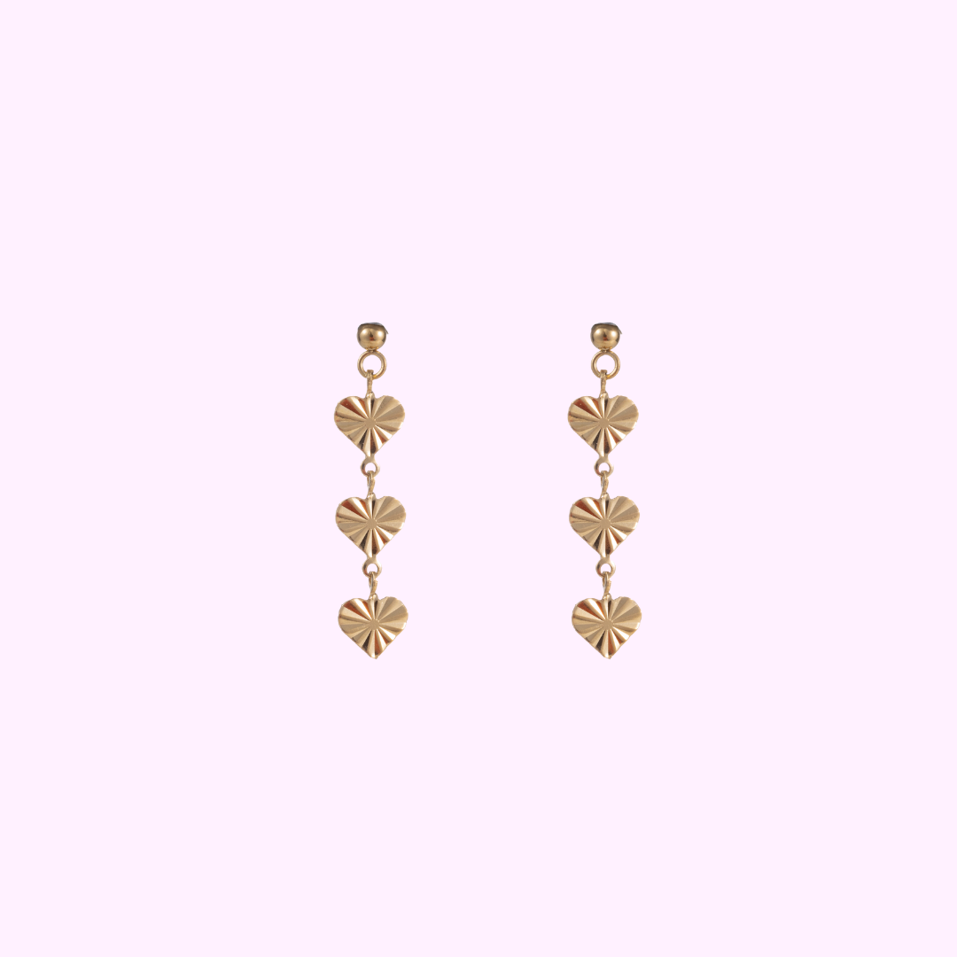 Heart Trio - Gold