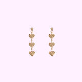 Heart Trio - Gold