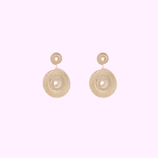 Twist Up Earring - Gold