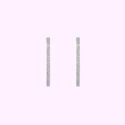 Long Bling Drop - Silver