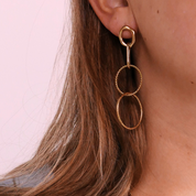 Linked Essence Earring - Gold