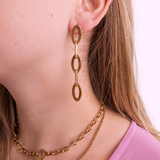 Classic Oval Drop - Gold