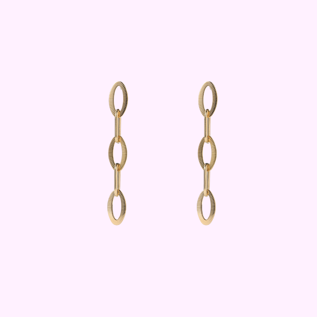Classic Oval Drop - Gold