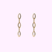 Classic Oval Drop - Gold