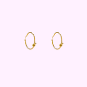 Infinity Knot Hoop - Gold