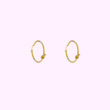 Infinity Knot Hoop - Gold