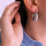 Groovy Hoop - Silver