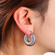 Groovy Hoop - Silver