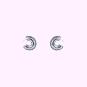 Bold Hollow Hoop - Silver