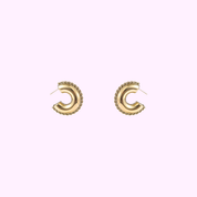 Bold Hollow Hoop - Gold