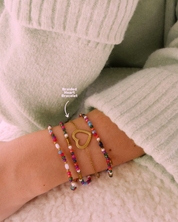 Braided Heart Bracelet - Gold