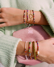 Braided Heart Bracelet - Gold