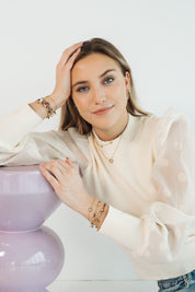 Minimal Circle Bracelet - Gold