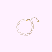 Twisted Links Bracelet - Gold