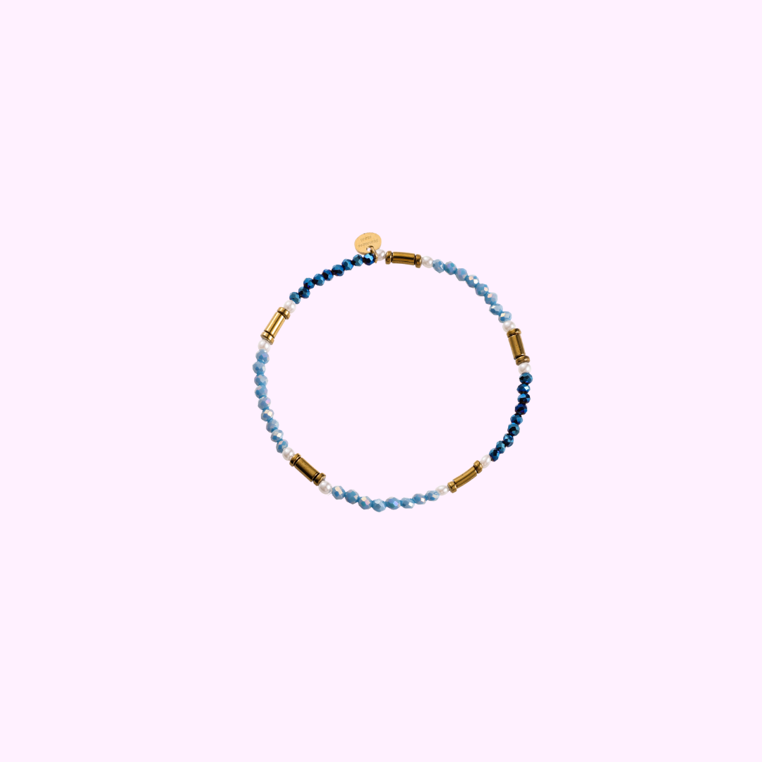 Eclipse Beads Bracelet - Blue