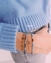 Eclipse Beads Bracelet - Blue