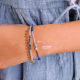 Aura Beads Bracelet - Blue