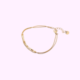 Golden Layers Bracelet – Gold