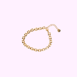 Bold Link Bracelet – Gold