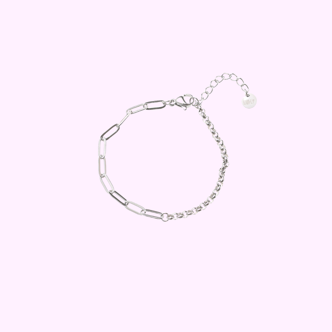 Duo Chain Bracelet – Silver