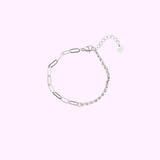 Duo Chain Bracelet – Silver