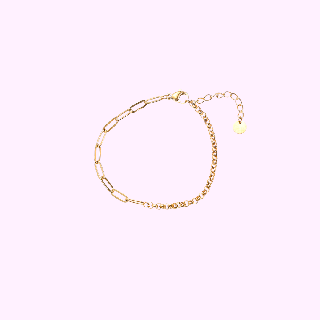 Duo Chain Bracelet – Gold