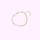 Duo Chain Bracelet – Gold