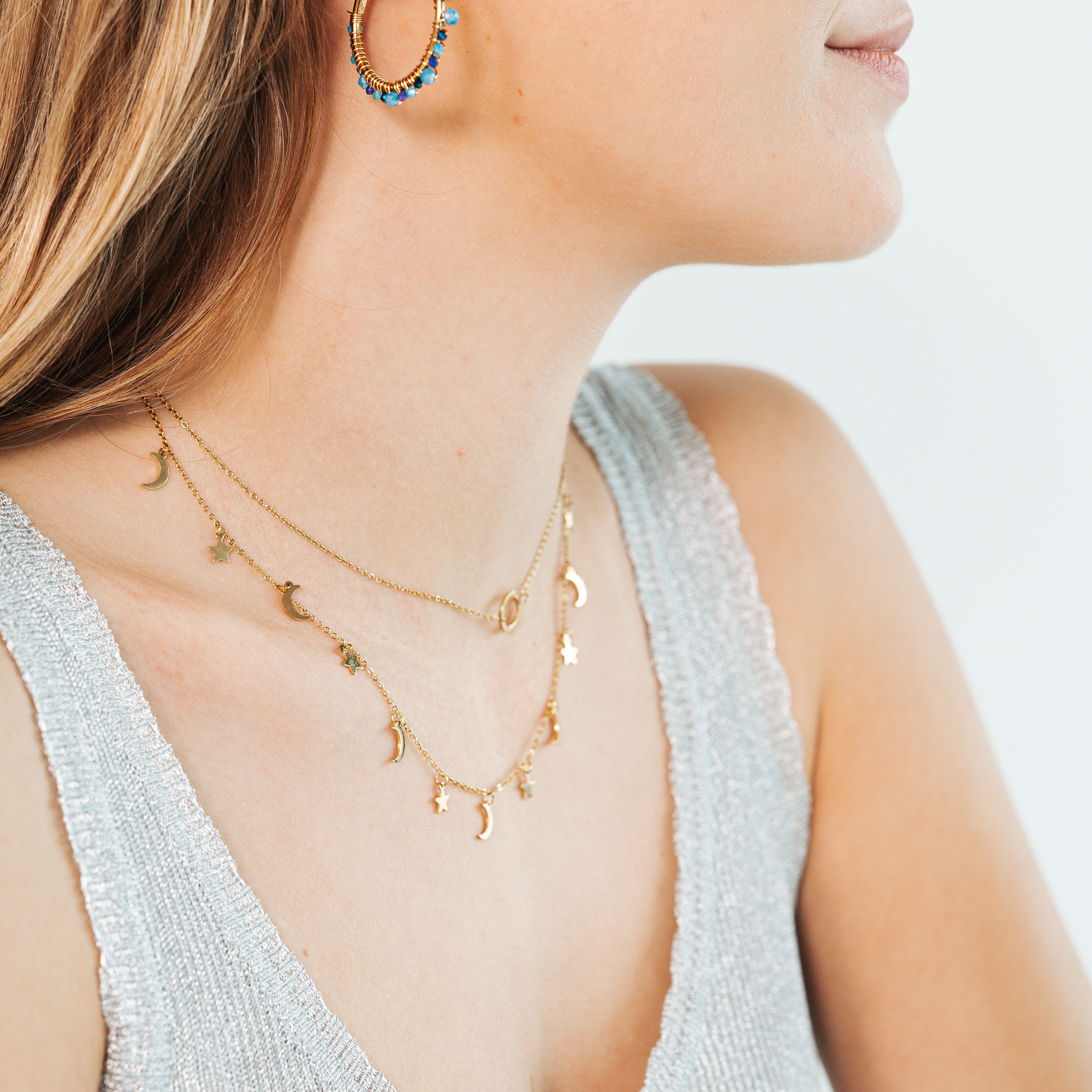 Celestial Charms Necklace - Gold