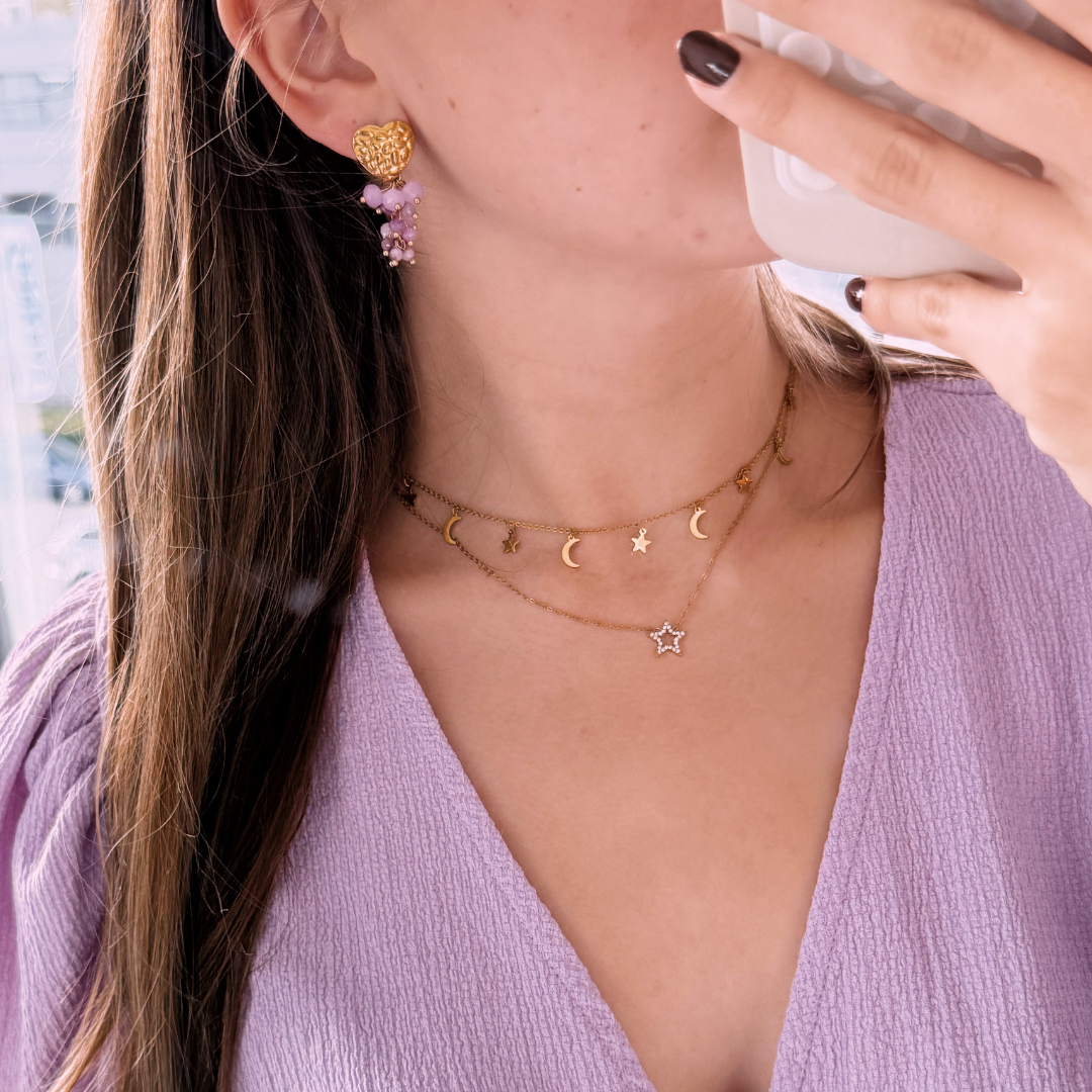 Celestial Charms Necklace - Gold