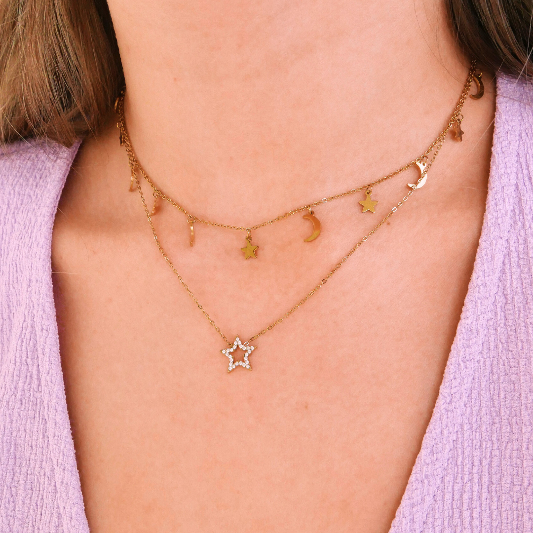 Starlit Necklace - Gold
