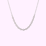Bold & Fine Chain Necklace – Silver