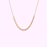Bold & Fine Chain Necklace – Gold
